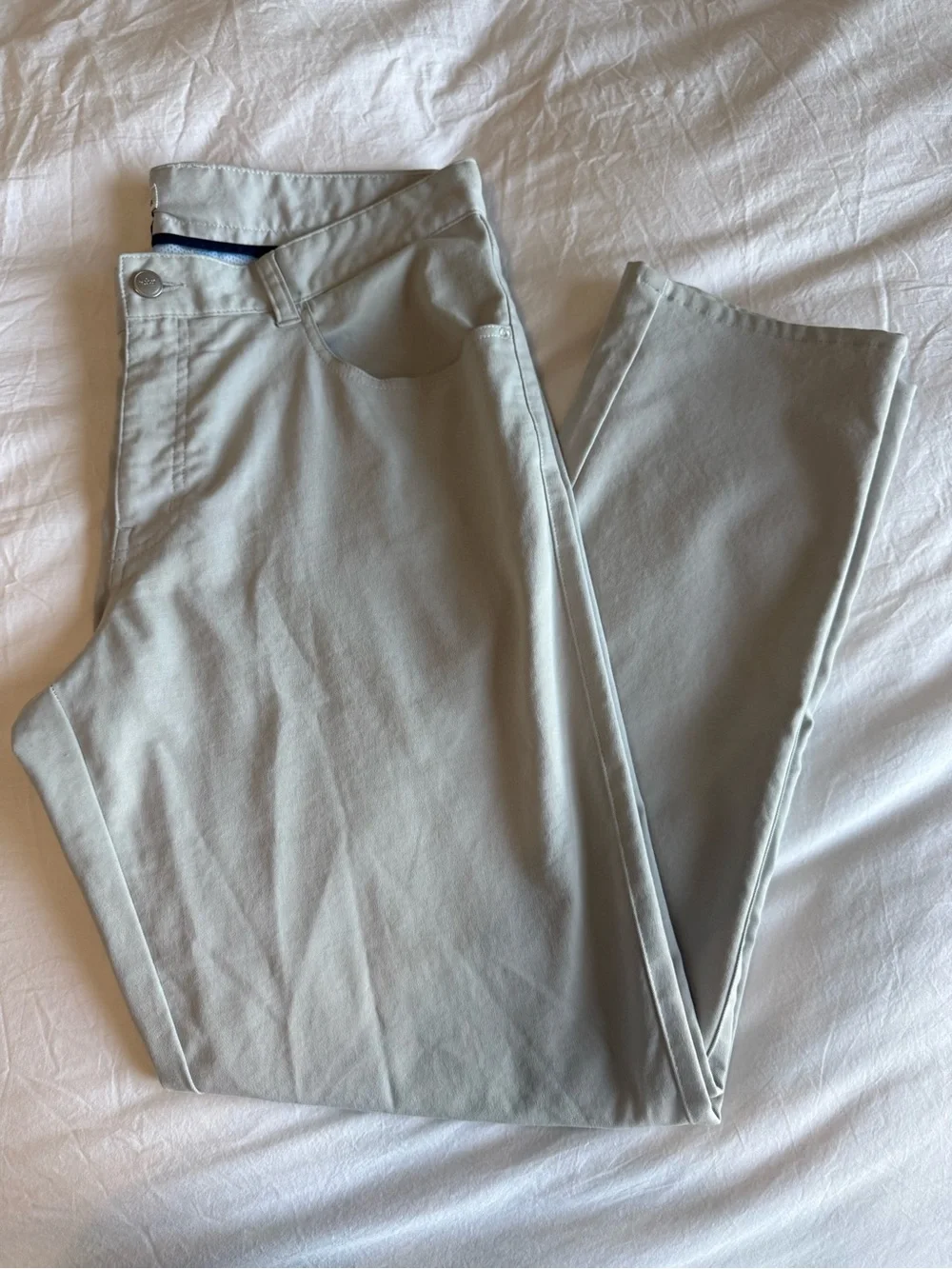 Peter Millar Light Gray Chinos